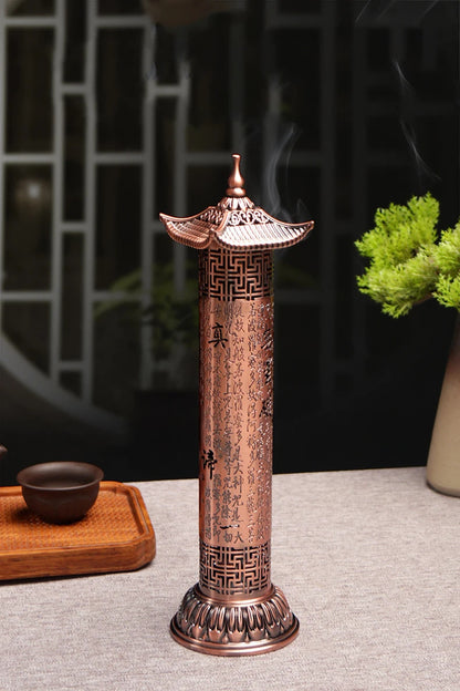 Heart Sutra Dome Cylindrical Vertical Incense