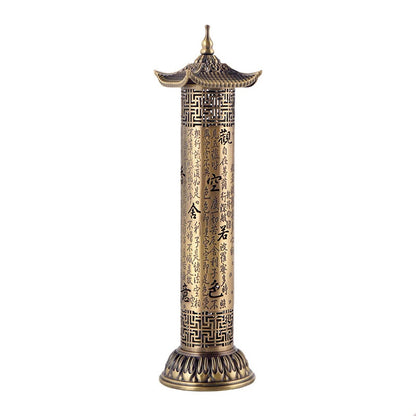 Heart Sutra Dome Cylindrical Vertical Incense